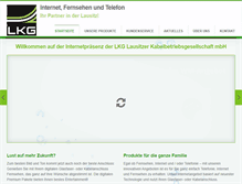 Tablet Screenshot of lkg-lauchhammer.de
